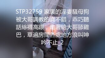 STP32759 家裏的淫妻騷母狗被大哥調教的真不錯，乖巧聽話絲襪高跟，跪著給大哥舔雞巴，草遍房間各處地方浪叫呻吟不止_2