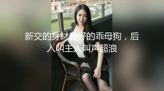 新交的身材超好的乖母狗，后入叫主人叫声超浪